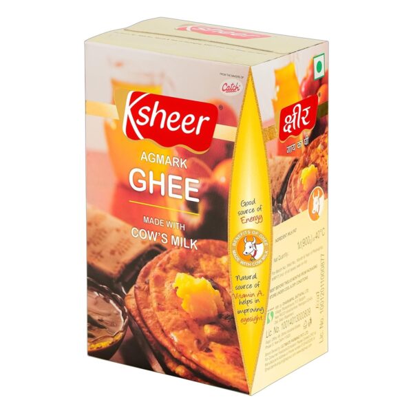 Ksheer Cow Ghee cooled for a unique grainy texture