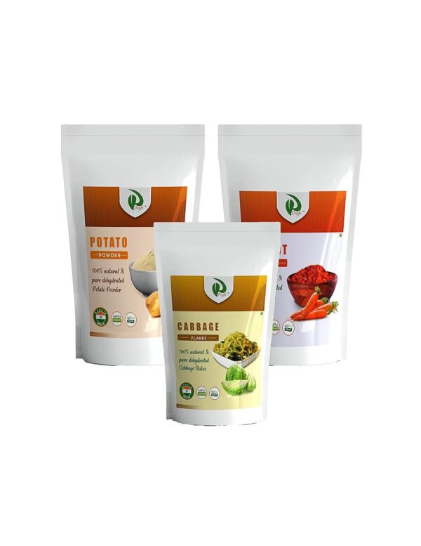Natural Organic Dehydrated Carrot Flakes (150 gm)