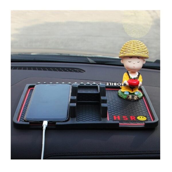 Car Dashboard Mat & Mobile Phone Holder Mount