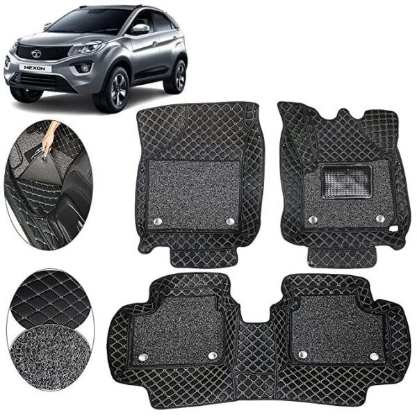 ROYALTECH 7D Car Floor Mat for Tata Nexon |
